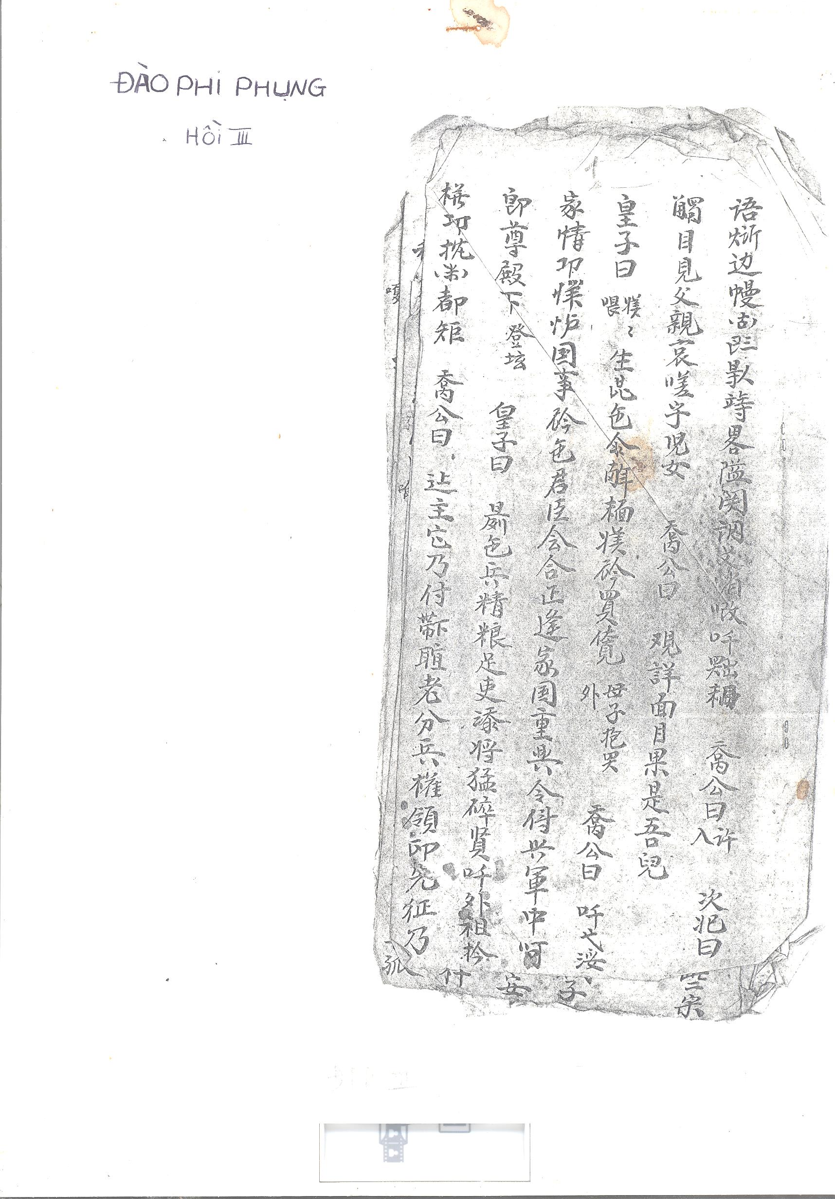 ĐÀO PHI PHỤNG (HỒI 3)